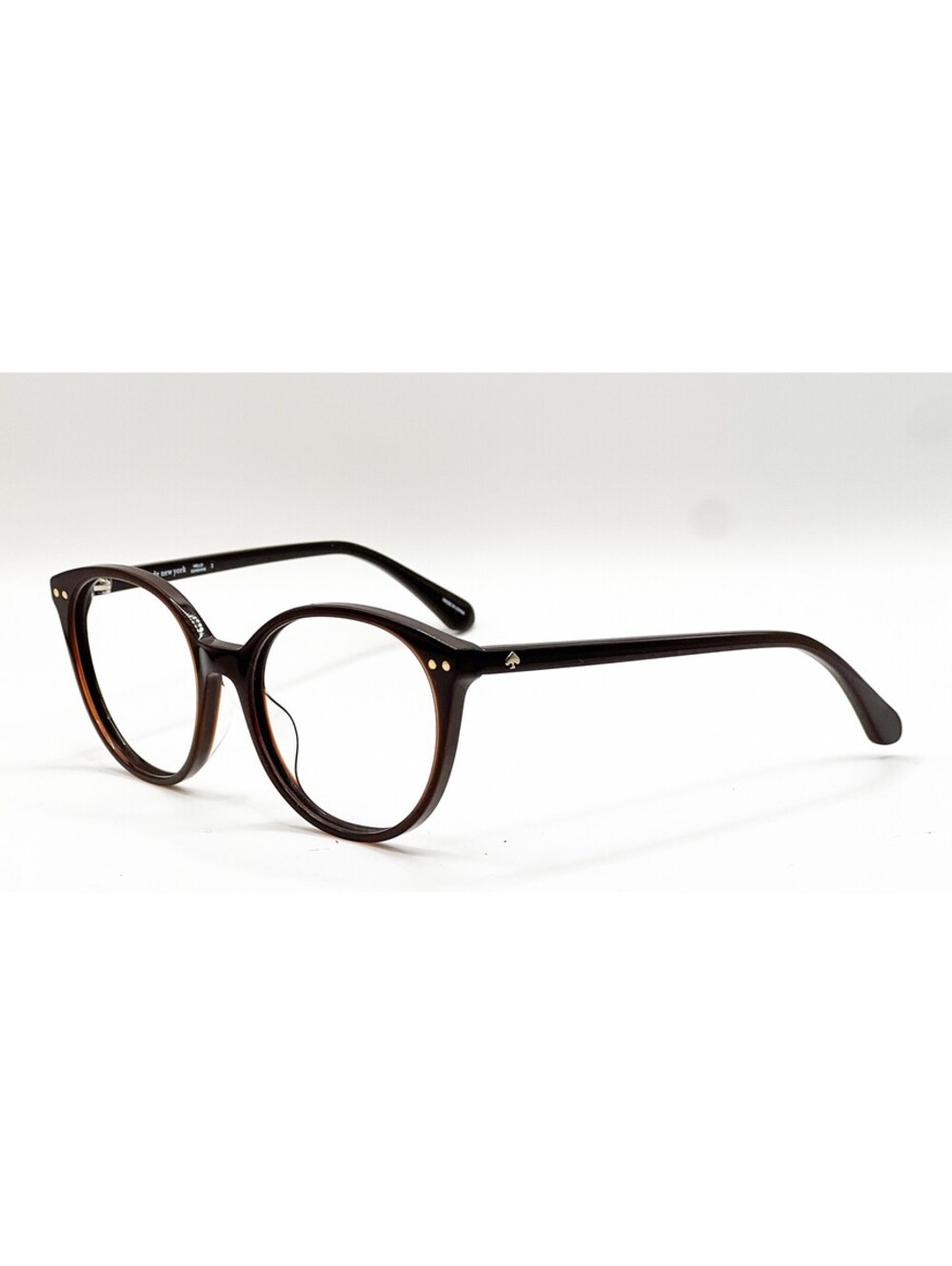 Kate Spade New York Jenson S 09QHA Brown Round Eyeglass Frames 52-18-140